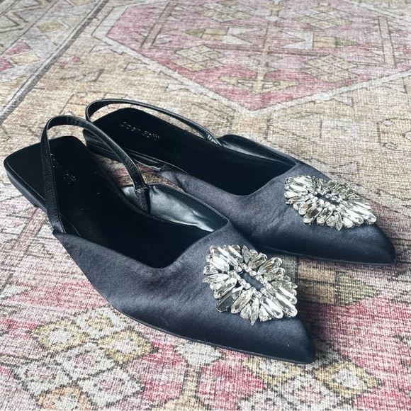 Nordstrom Shoes - NEW Open Edit Kendall Ornament Pointed Toe Slingback Flats